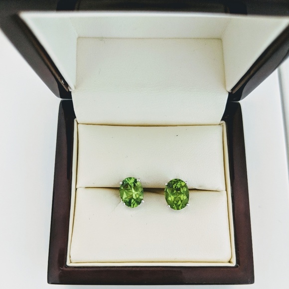 Zales Jewelry - 💸FINAL $ DROP!💚Peridot Stud Earrings in Sterling